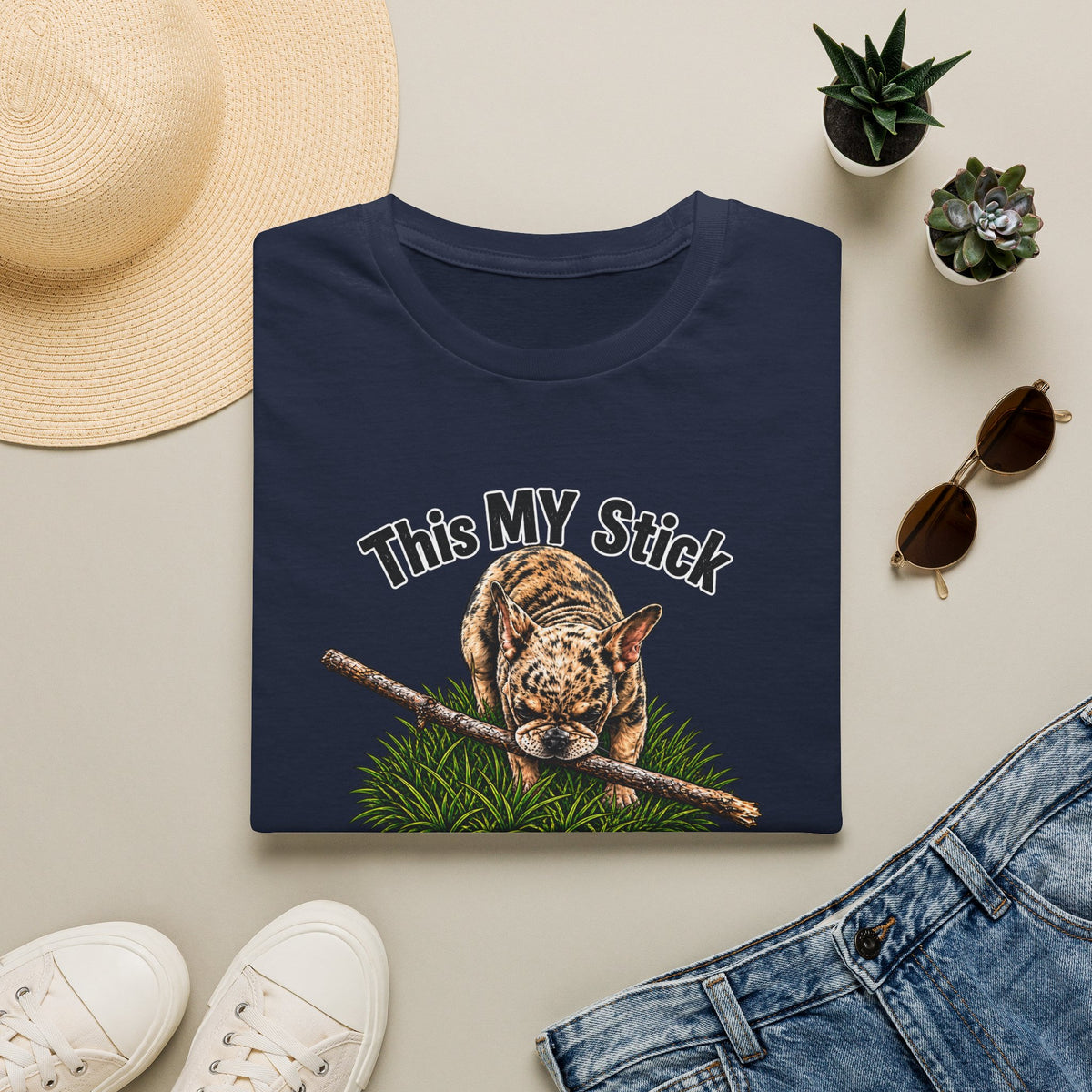 This MY Stick – Frenchie  T-Shirt