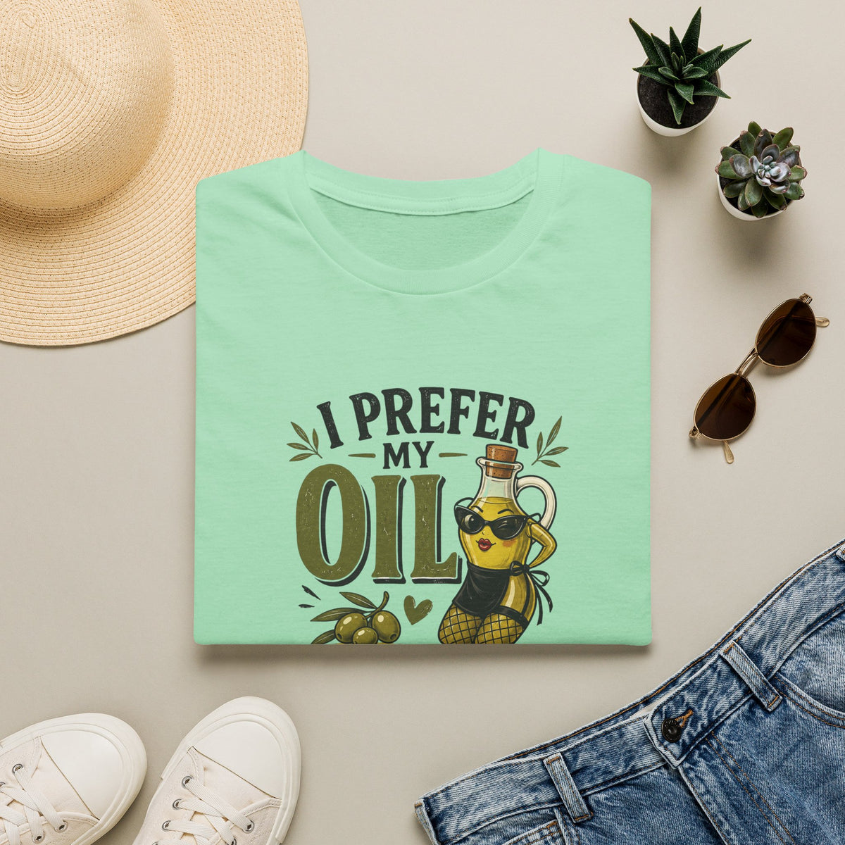 I Prefer My Oil a Little Whorey  T-Shirt