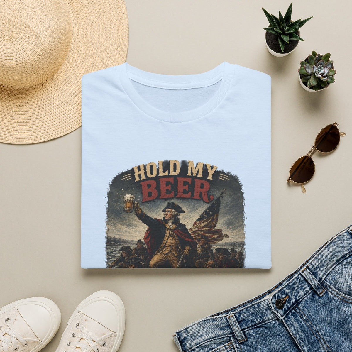 Hold My Beer, We Are Crossing the Delaware T-Shirt