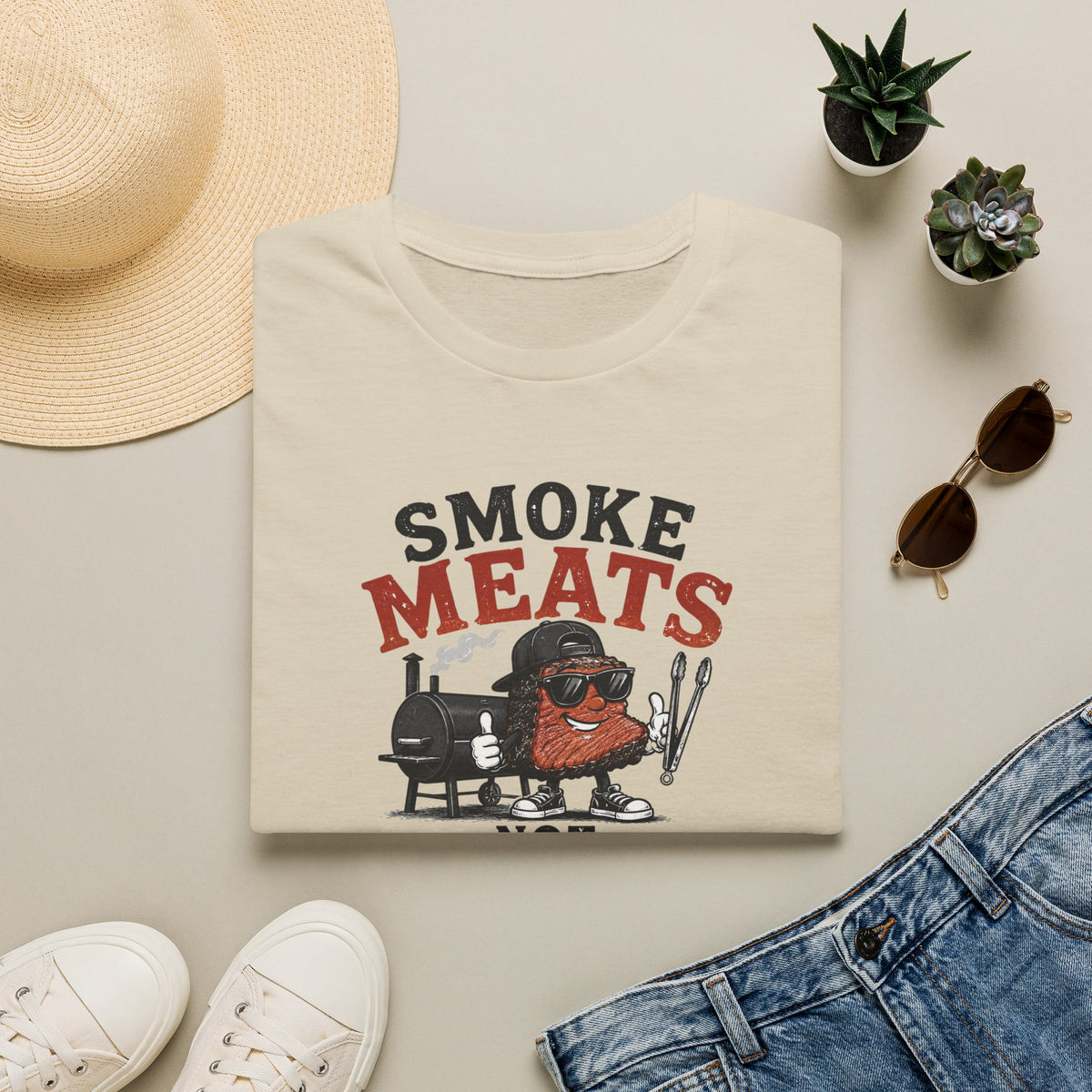Smoke Meats Not Meth T-Shirt