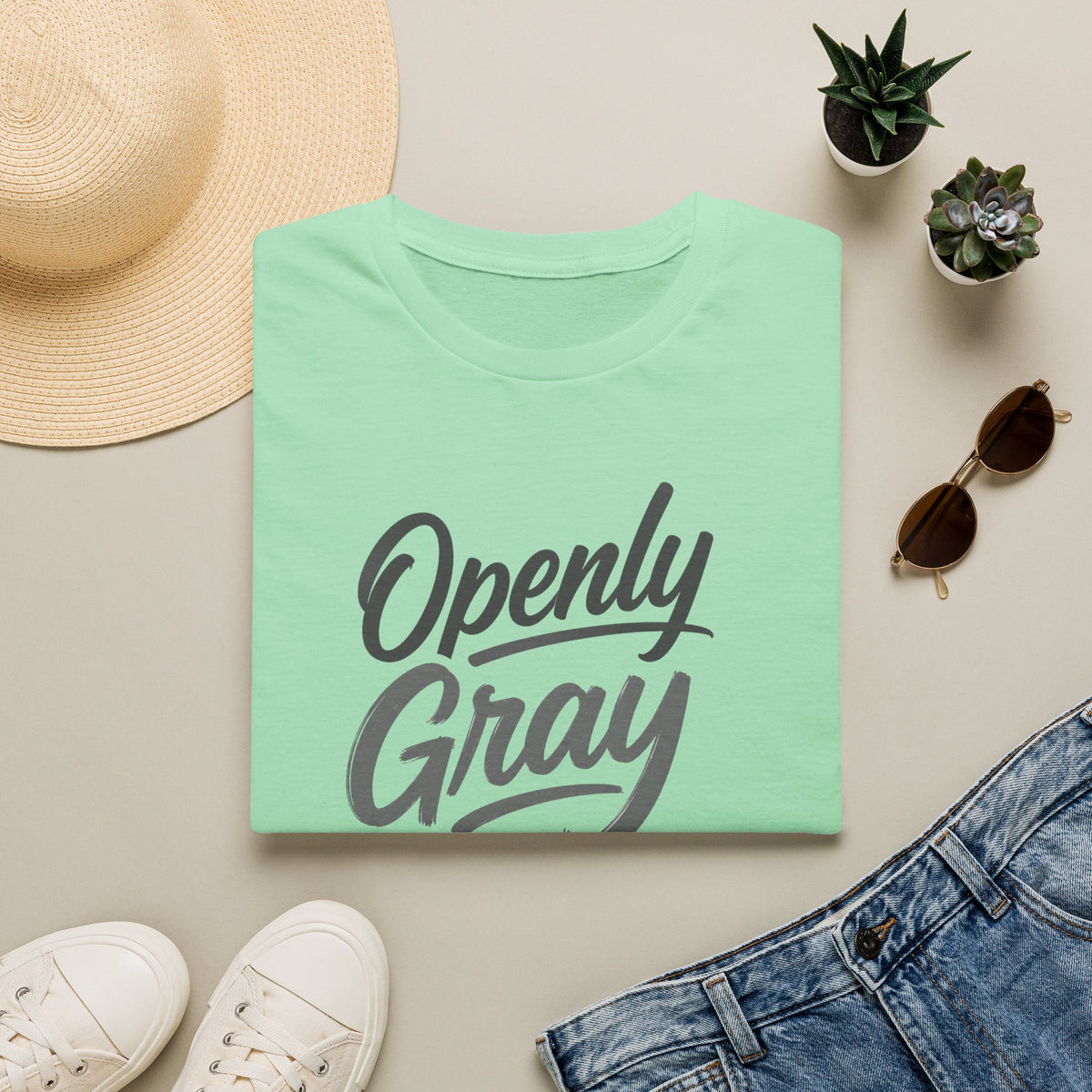 Openly Gray T‑Shirt