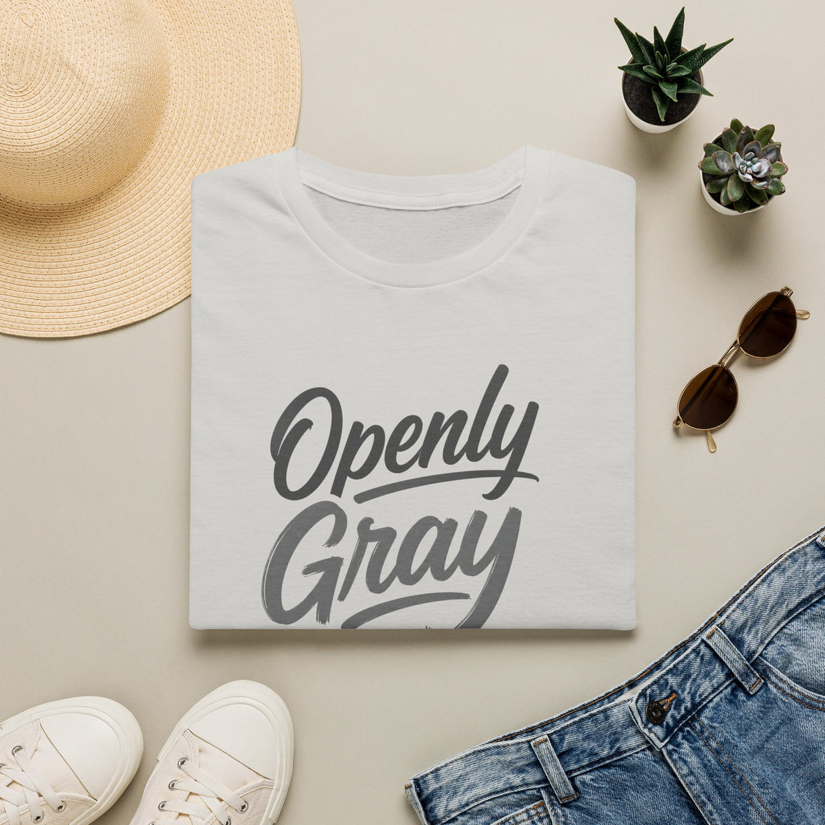 Openly Gray T‑Shirt