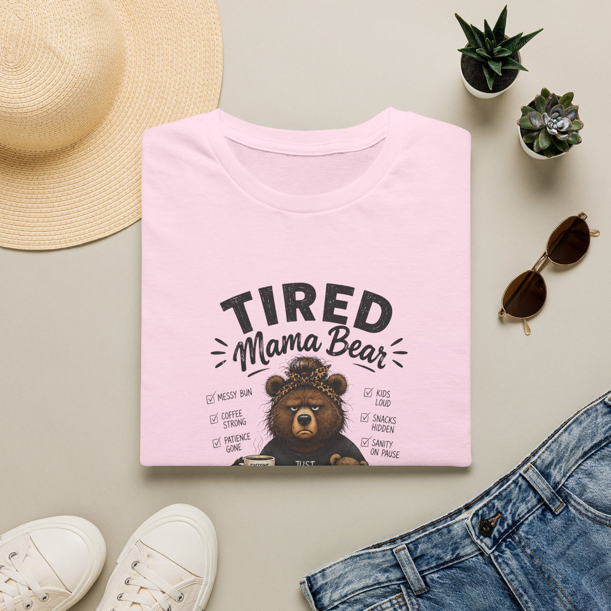 Tired Mama Bear T-Shirt