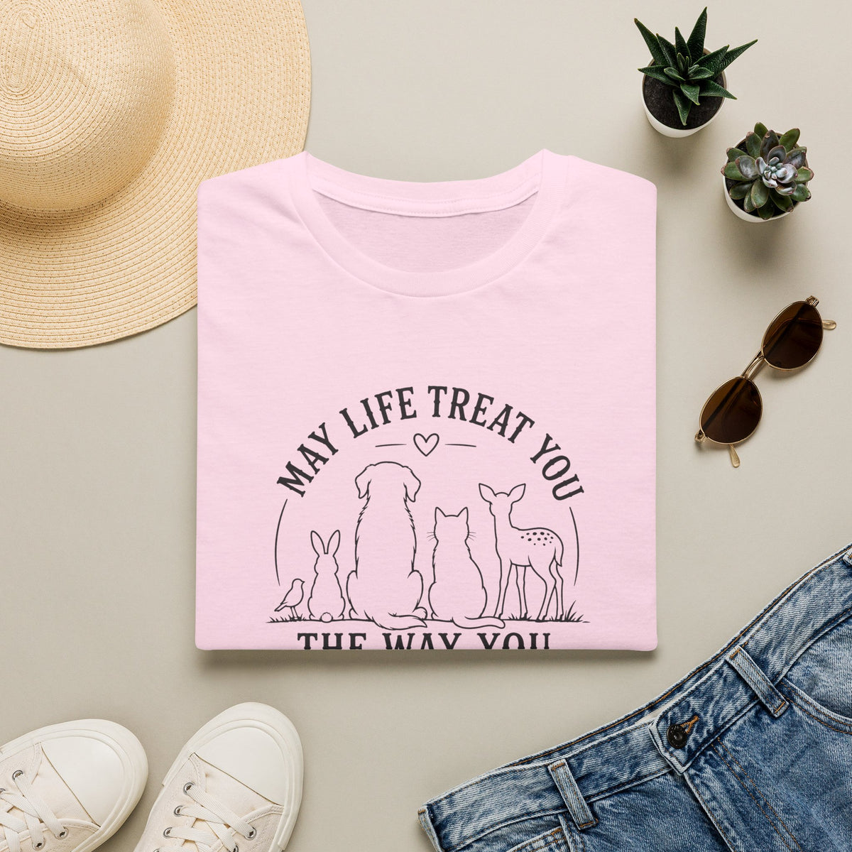May Life Treat You the Way You Treat Animals T-Shirt
