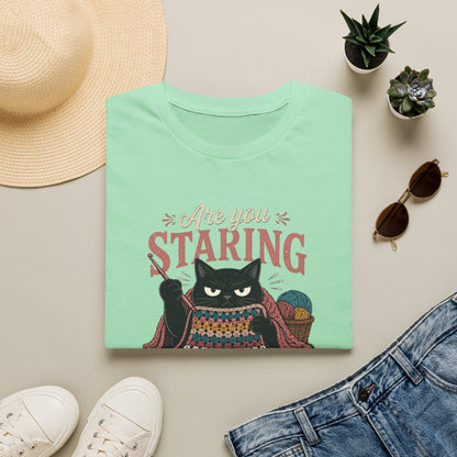 Are You Staring at My Crochet  T‑Shirt
