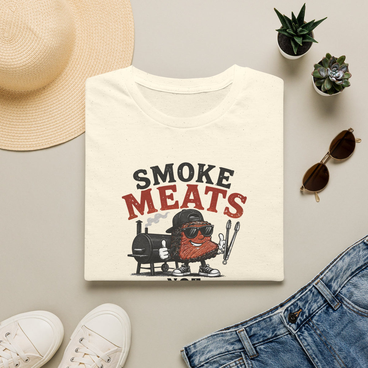 Smoke Meats Not Meth T-Shirt