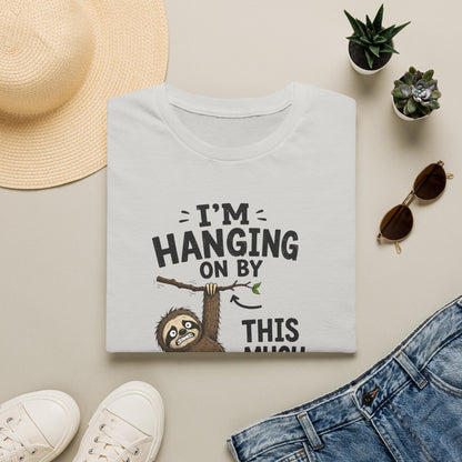 I'm Hanging On By This Much T-Shirt