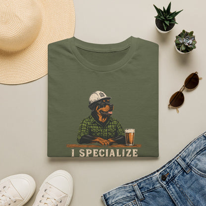 I Specialize in Roofing  T-Shirt