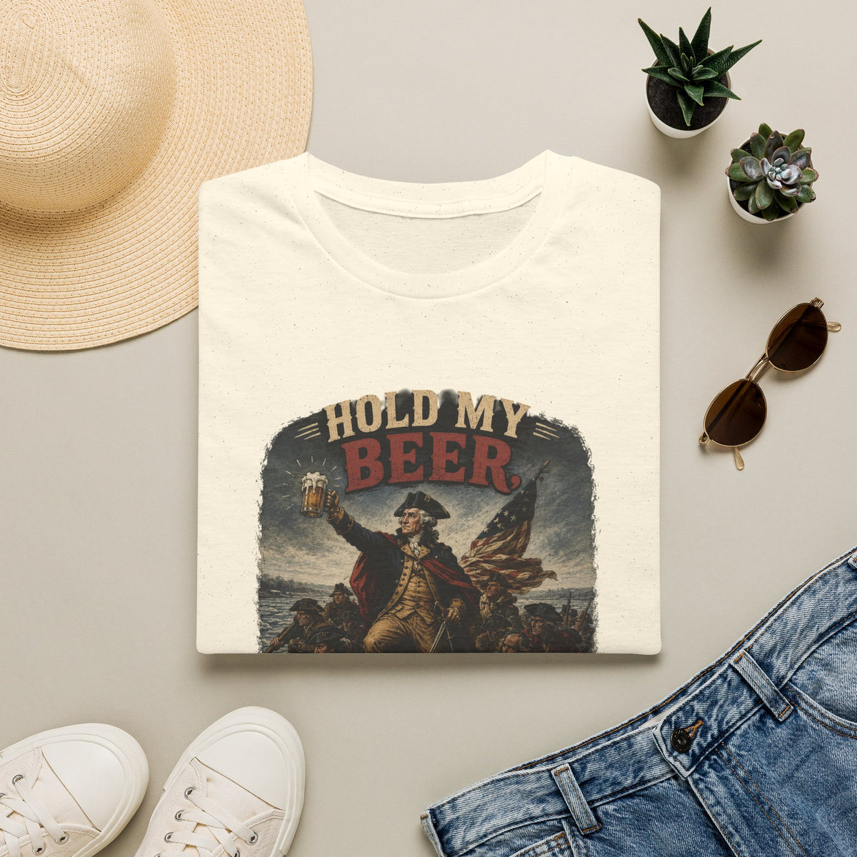 Hold My Beer, We Are Crossing the Delaware T-Shirt