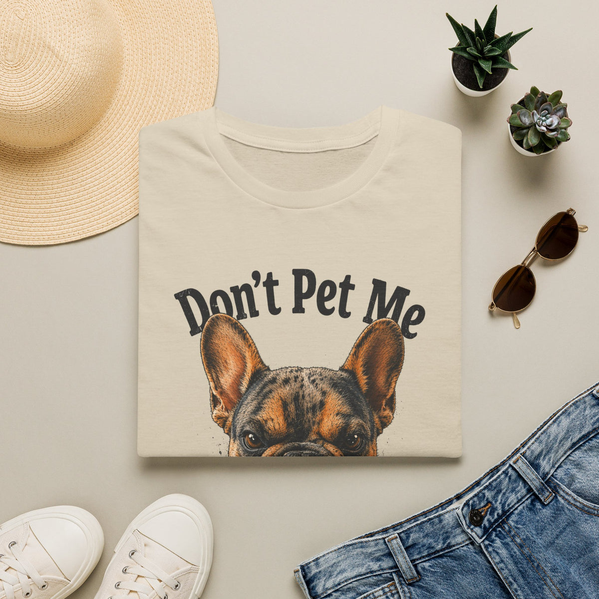 Don't Pet Me – French Bulldog T-Shirt