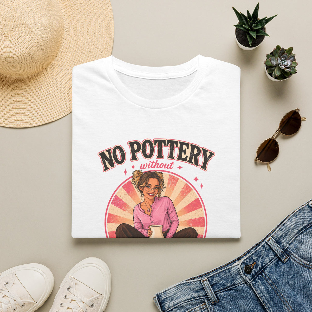 No Pottery Without Thottery T-Shirt