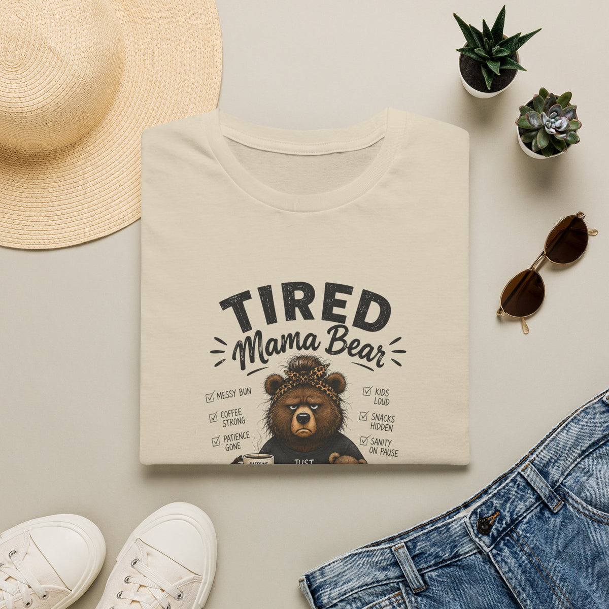 Tired Mama Bear T-Shirt