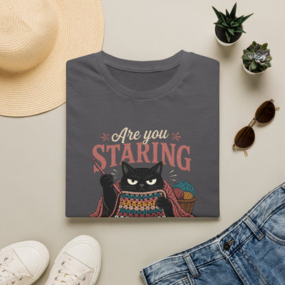 Are You Staring at My Crochet  T‑Shirt
