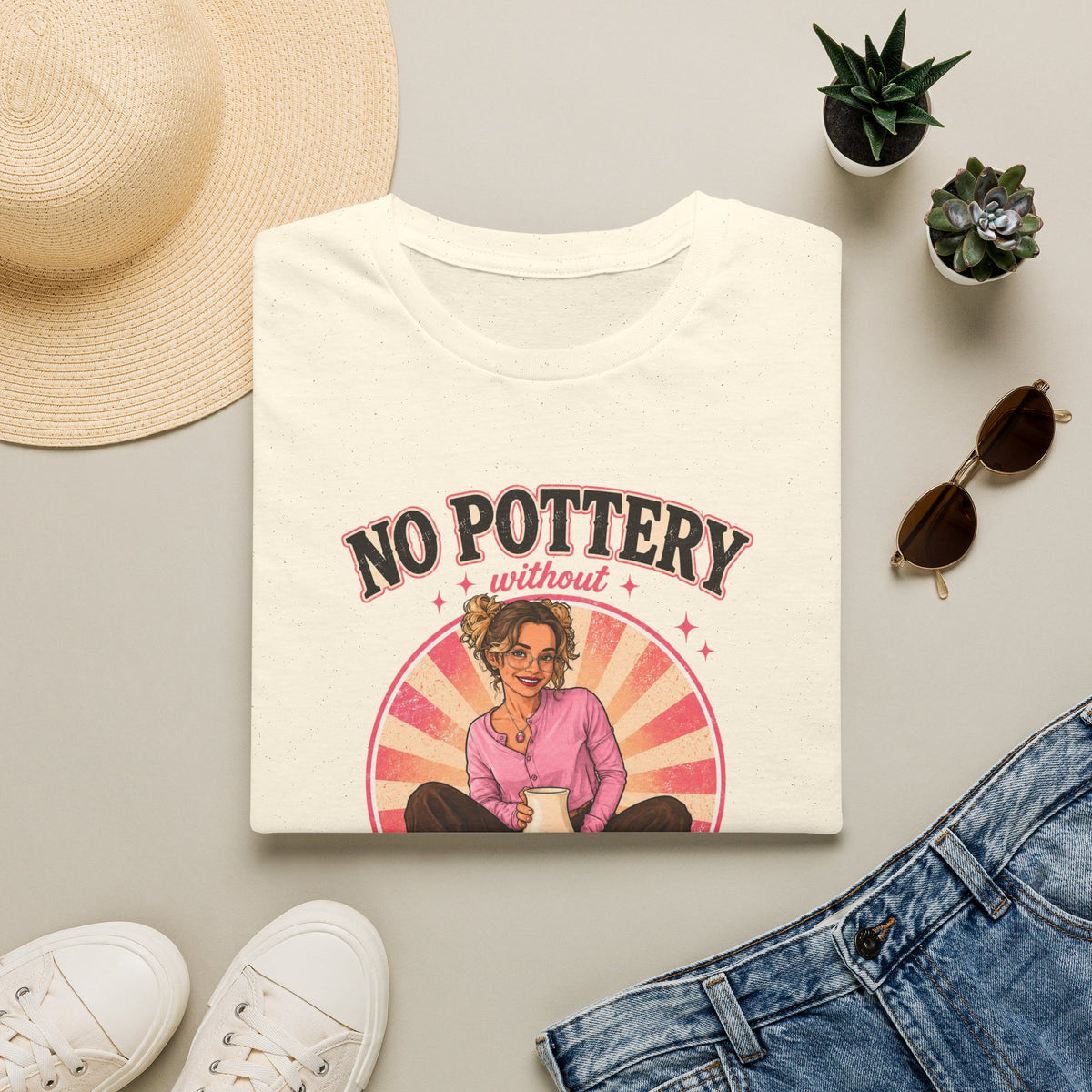 No Pottery Without Thottery T-Shirt