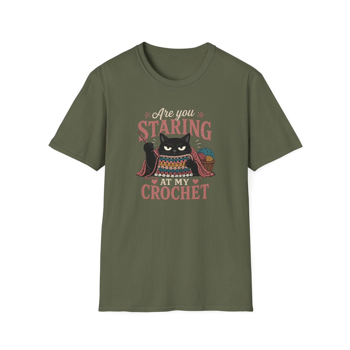 Are You Staring at My Crochet  T‑Shirt