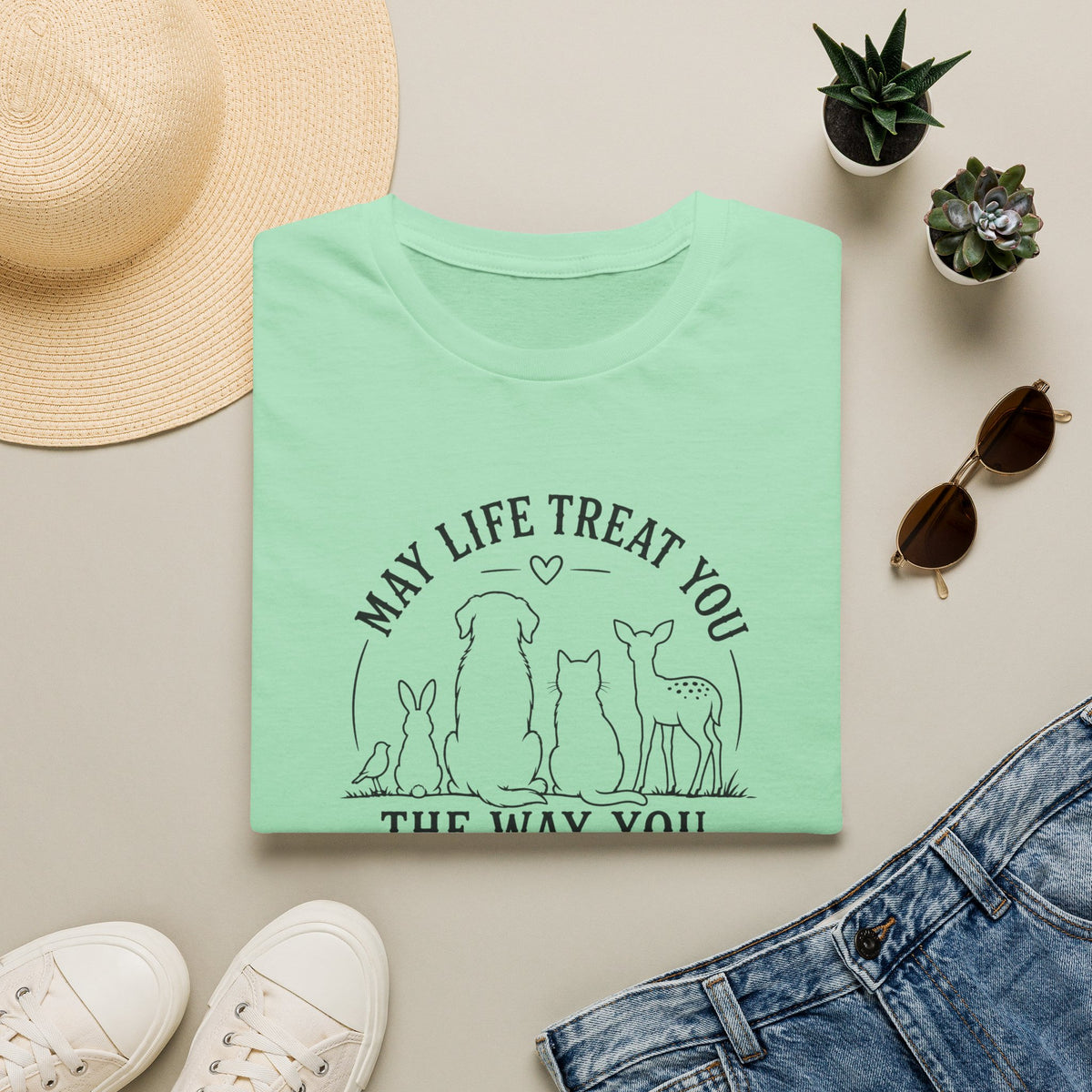 May Life Treat You the Way You Treat Animals T-Shirt