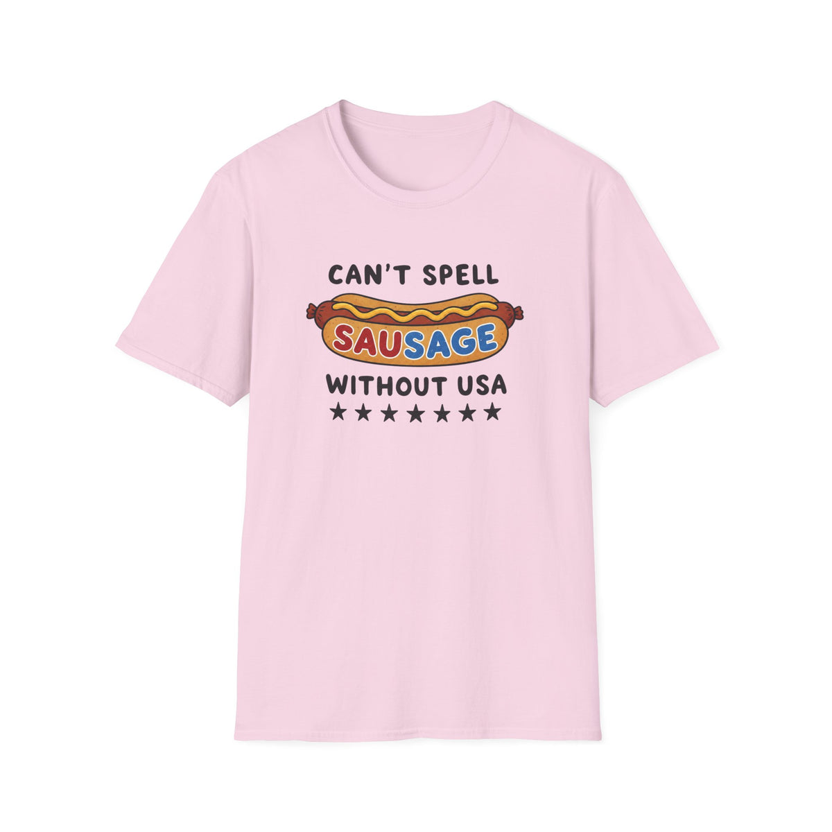 Can’t Spell Sausage Without USA T-Shirt