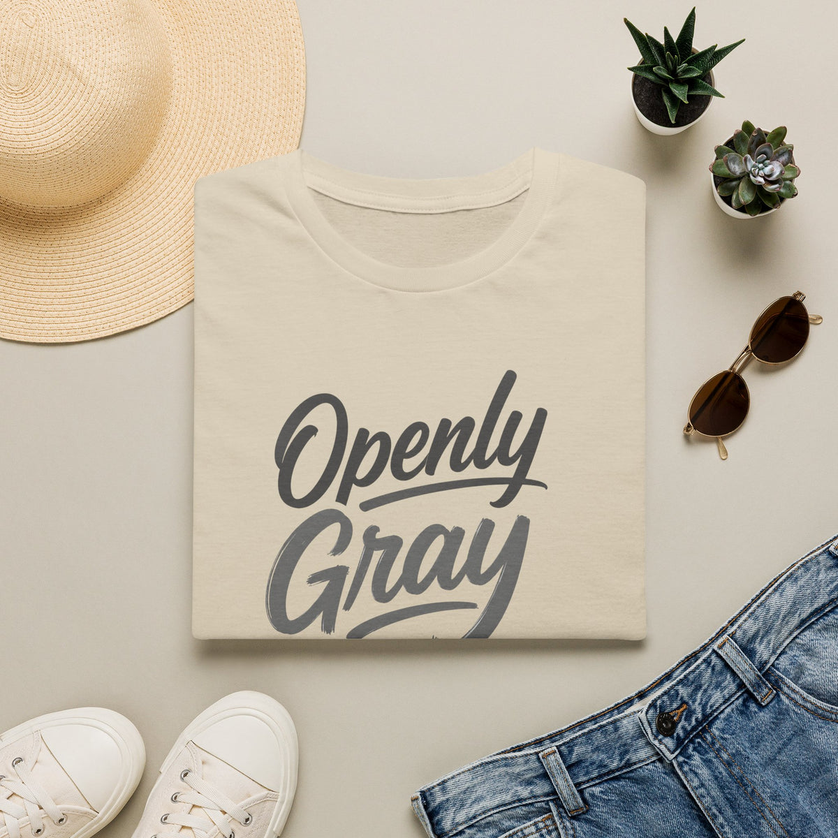 Openly Gray T‑Shirt