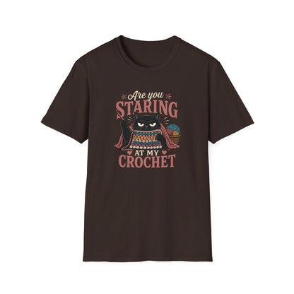 Are You Staring at My Crochet  T‑Shirt