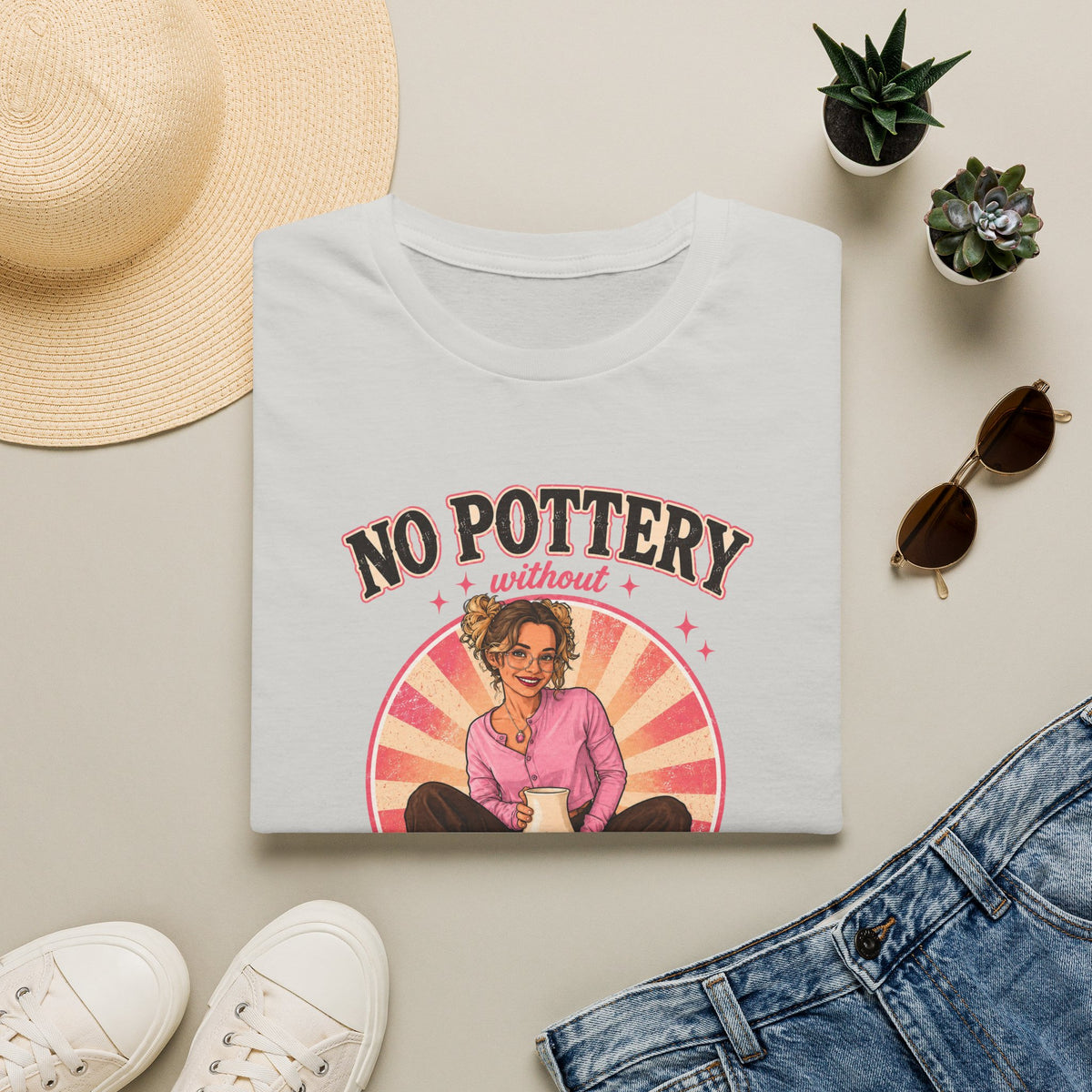No Pottery Without Thottery T-Shirt