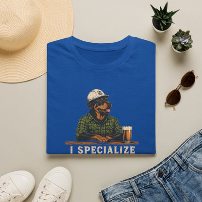 I Specialize in Roofing  T-Shirt