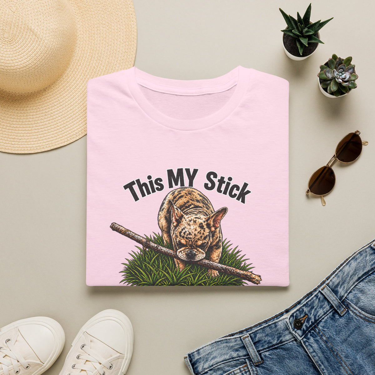This MY Stick – Frenchie  T-Shirt