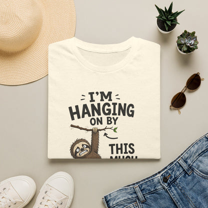 I'm Hanging On By This Much T-Shirt