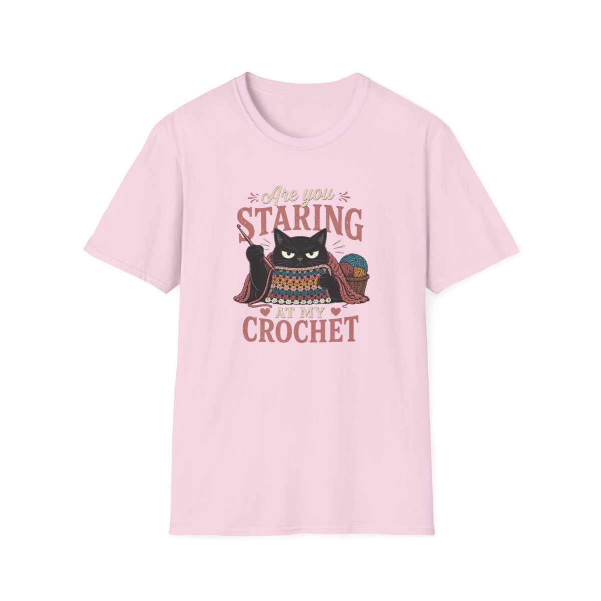 Are You Staring at My Crochet  T‑Shirt