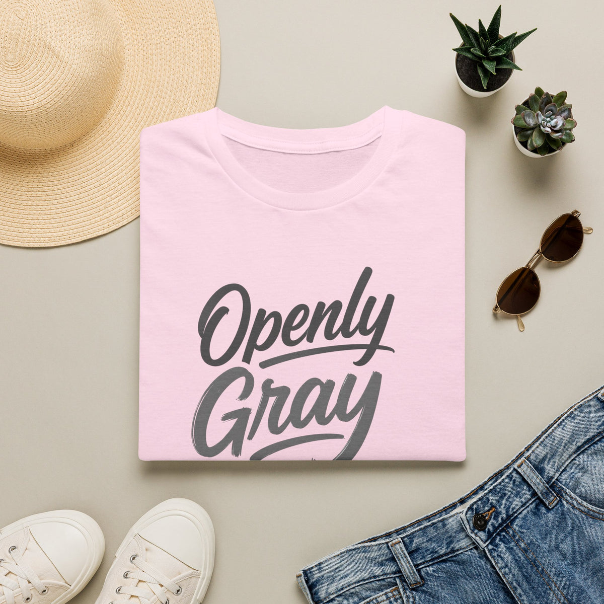 Openly Gray T‑Shirt