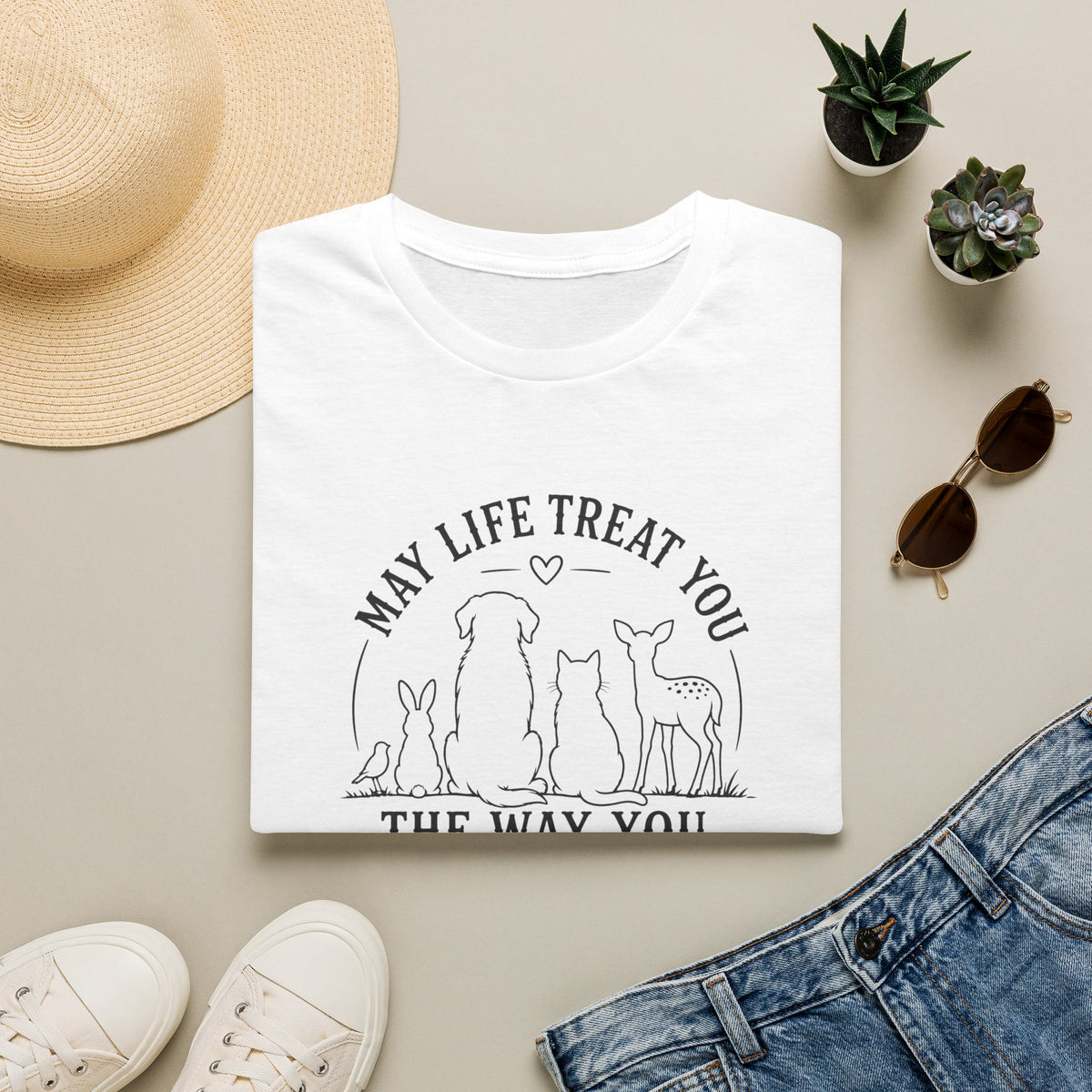 May Life Treat You the Way You Treat Animals T-Shirt