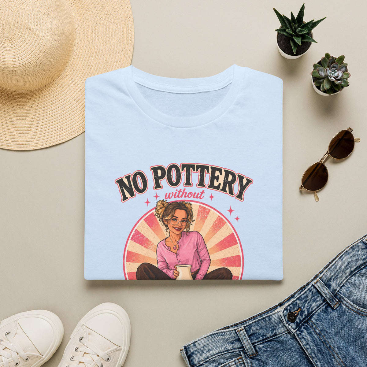 No Pottery Without Thottery T-Shirt