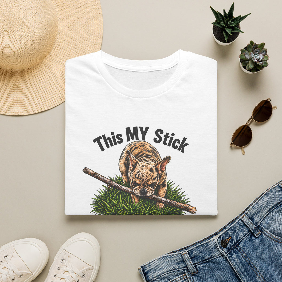 This MY Stick – Frenchie  T-Shirt