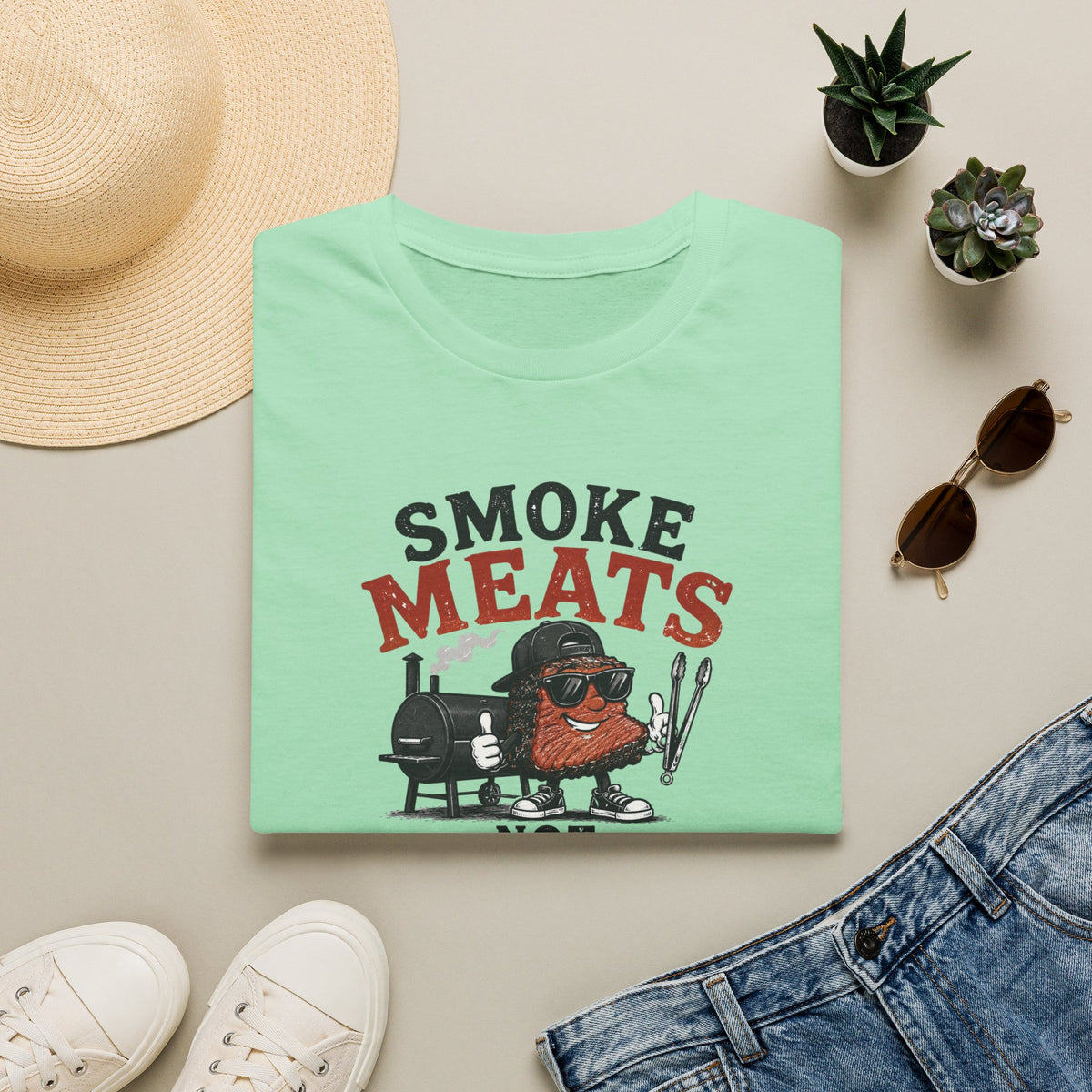 Smoke Meats Not Meth T-Shirt
