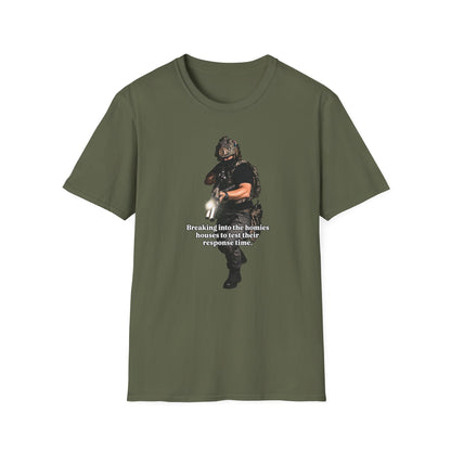 Breaking Into the Homies' Houses T-shirt