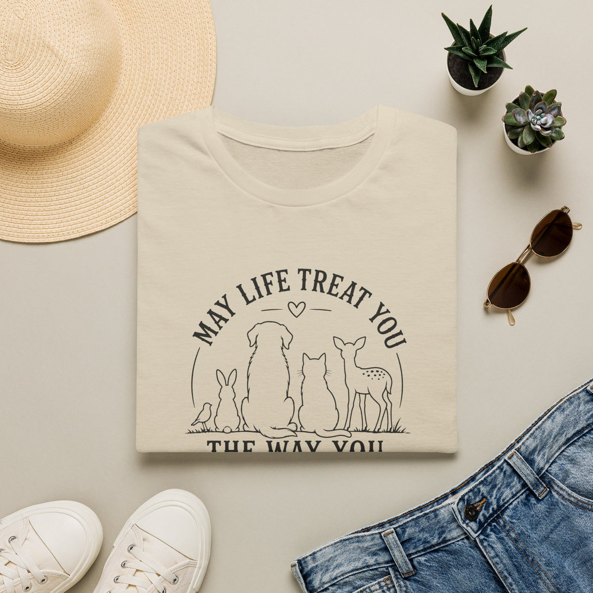 May Life Treat You the Way You Treat Animals T-Shirt
