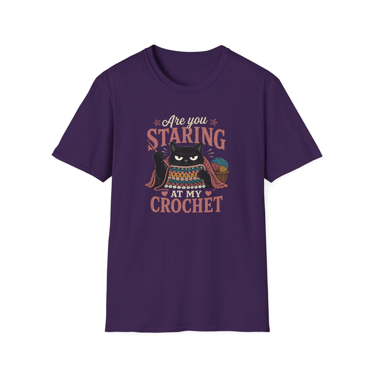 Are You Staring at My Crochet  T‑Shirt